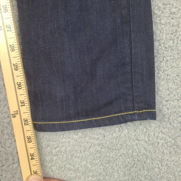 Googi Jeans Womens Size 3/4 Blue (29x32.5) Embroidered Detailed Denim - Picture 13 of 16